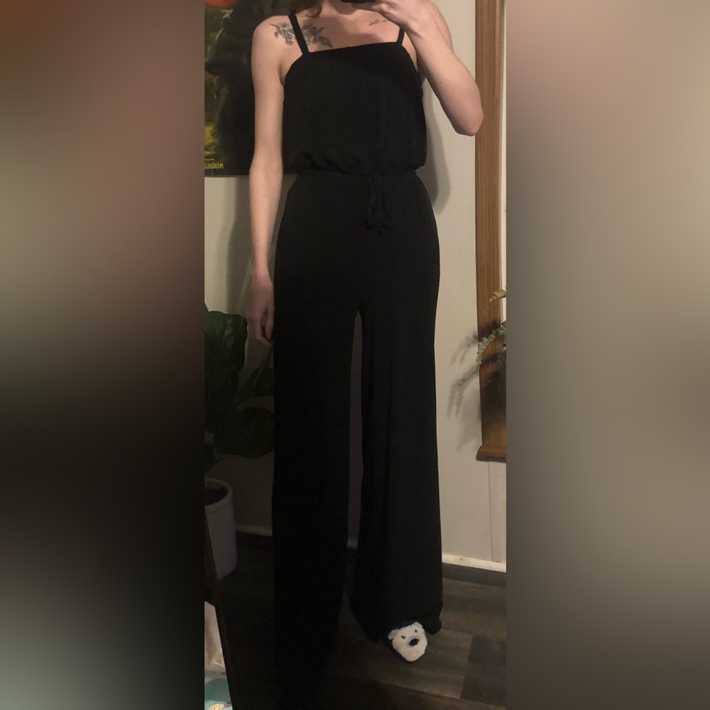 Roz & Ali Black Jumpsuit, Size XS